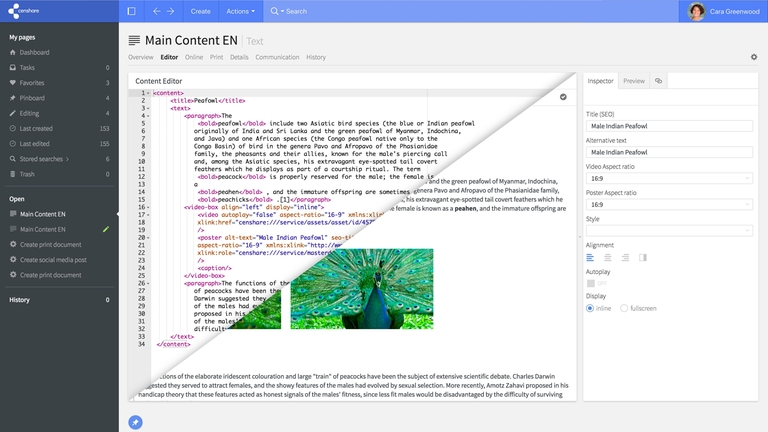 Content Management - Website CMS Systems - censhare