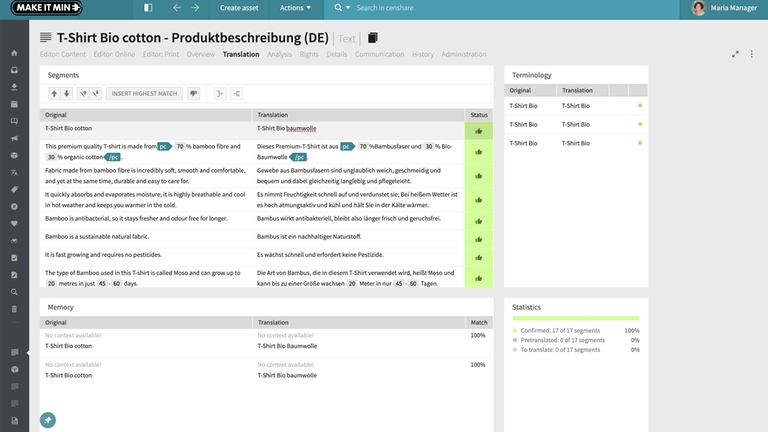 censhare Translation Management