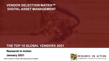 Research in Action: Vendor Selection Matrix Digital Asset Management, Global, 2021