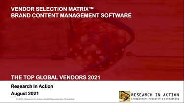 Research in Action: Vendor Selection Matrix Brand Content Management, 2021