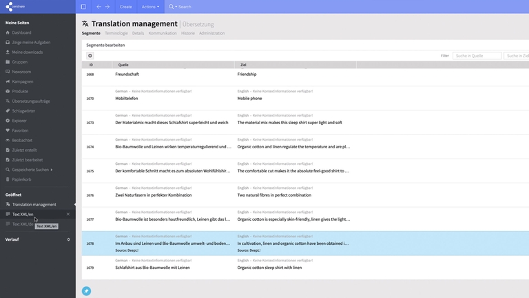 Reduced costs, with censhare's solution for translation and localization