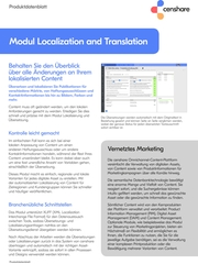 censhare Modules for Omnichannel Content Management