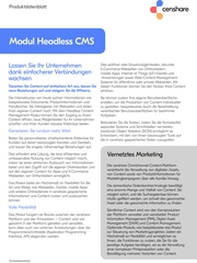 censhare Modules for Omnichannel Content Management 