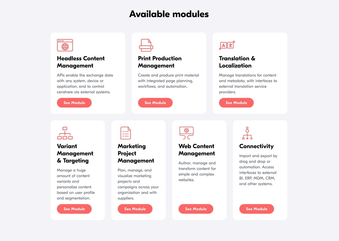 censhare Modules