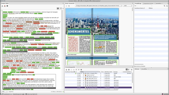 censhare 4.4: Vorschau von platzierten Inhalten im Content-Editor