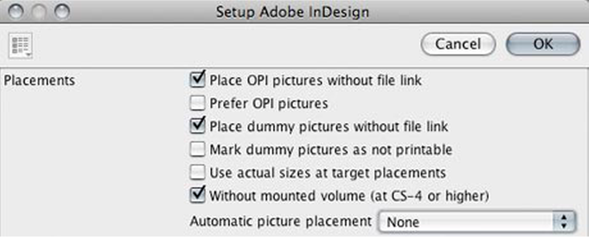 Setup Adobe InDesign